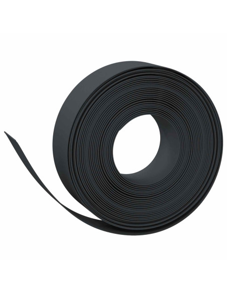 Bordatura per giardino 25 m 15 cm PE Nero