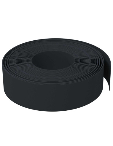 Bordatura per giardino 25 m 15 cm PE Nero