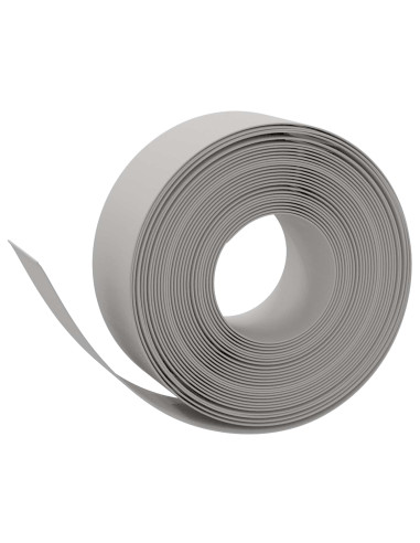 Bordatura per giardino 25 m 20 cm PE Grigio
