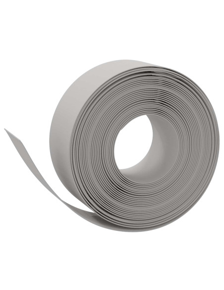 Bordatura per giardino 25 m 20 cm PE Grigio