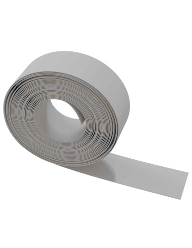 Bordatura per giardino 25 m 20 cm PE Grigio
