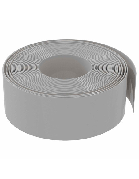 Bordatura per giardino 25 m 20 cm PE Grigio