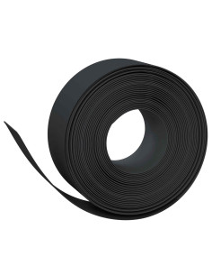 Bordatura per giardino 25 m 20 cm PE Nero 2