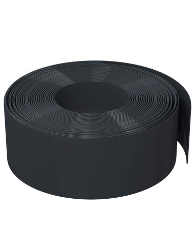 Bordatura per giardino 25 m 20 cm PE Nero