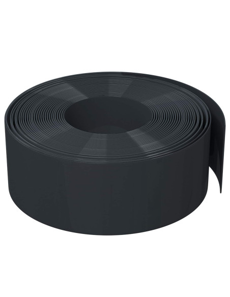 Bordatura per giardino 25 m 20 cm PE Nero
