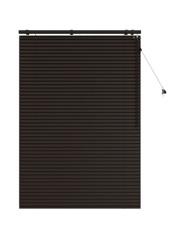Tenda Veneziana Marrone Scuro 110 x 160 cm 35 mm