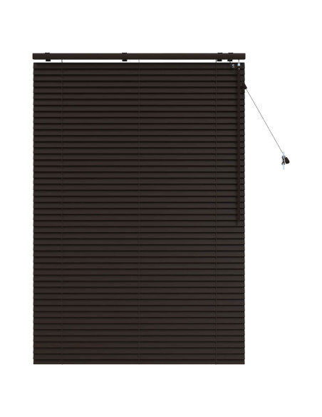 Tenda Veneziana Marrone Scuro 110 x 160 cm 35 mm
