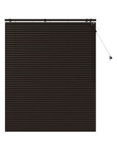 Tenda Veneziana Marrone Scuro 125 x 160 cm 35 mm 2