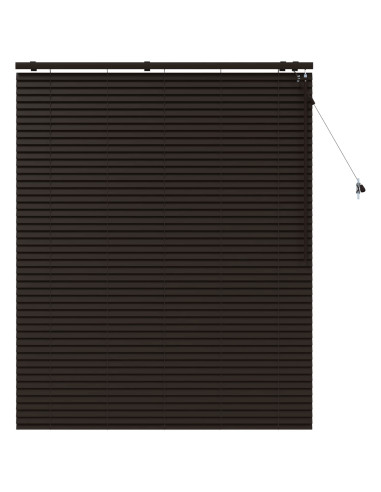 Tenda Veneziana Marrone Scuro 140 x 160 cm 35 mm