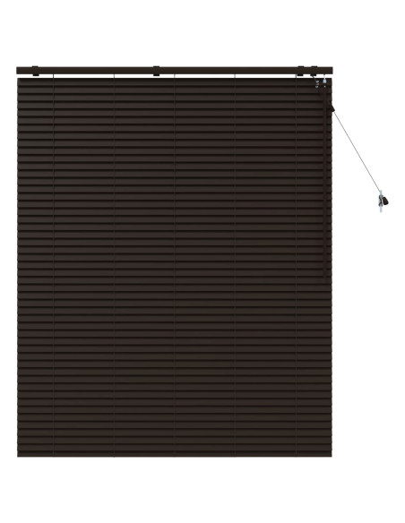 Tenda Veneziana Marrone Scuro 140 x 160 cm 35 mm