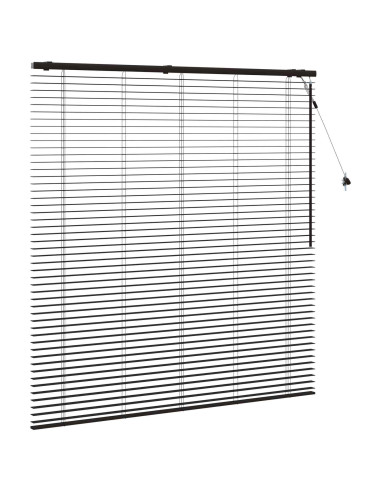 Tenda Veneziana Marrone Scuro 145 x 160 cm 35 mm