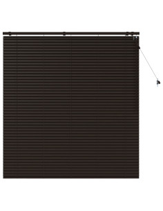 Tenda Veneziana Marrone Scuro 155 x 160 cm 35 mm 2