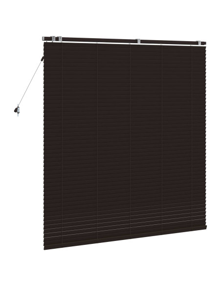 Tenda Veneziana Marrone Scuro 155 x 160 cm 35 mm