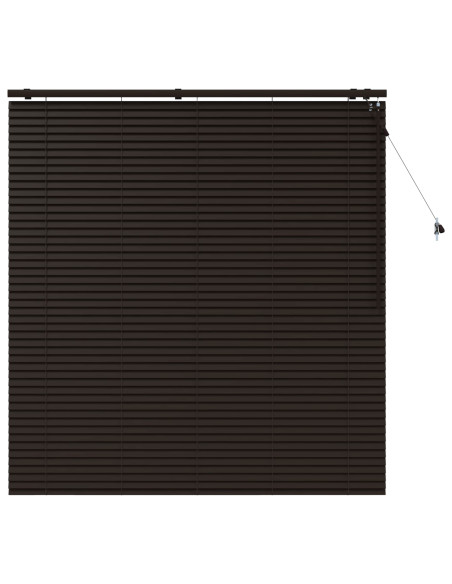 Tenda Veneziana Marrone Scuro 160 x 160 cm 35 mm
