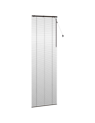 Tenda Veneziana Marrone Scuro 85 x 250 cm 35 mm
