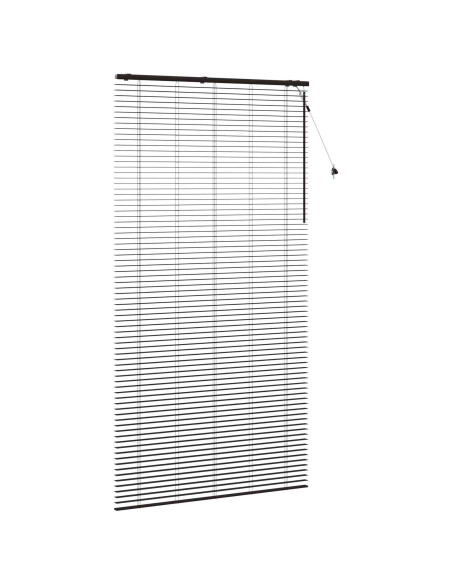 Tenda Veneziana Marrone Scuro 125 x 250 cm 35 mm