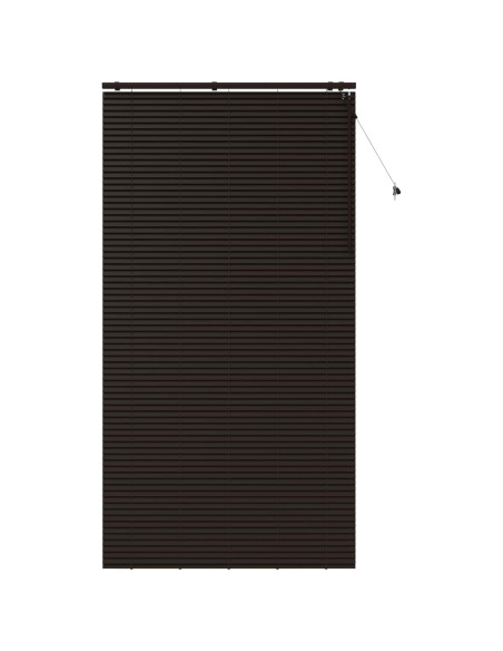 Tenda Veneziana Marrone Scuro 130 x 250 cm 35 mm