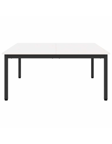 Tavolino da salotto Bianco 100 x 100 x 45 cm Pino massello