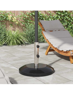 Base per parasole per palo da 40-50 mm 26.75 kg Nero