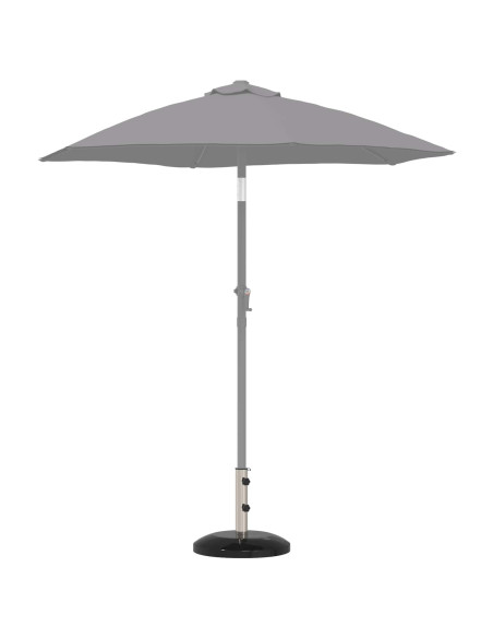 Base per parasole per palo da 40-50 mm 26.75 kg Nero
