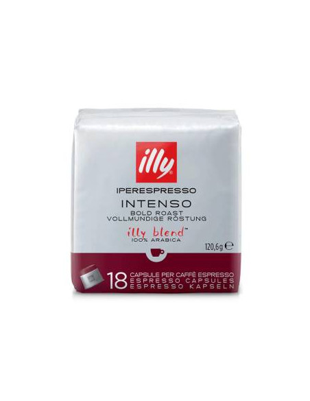 Illy Capsule Iperespresso Intenso Bold Roast 18pz