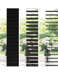 Tenda Veneziana Nero 75 x 160 cm 35 mm