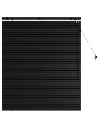 Tenda Veneziana Nero 110 x 130 cm 35 mm
