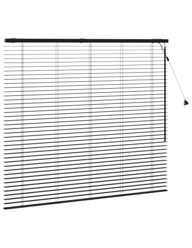 Tenda Veneziana Nero 145 x 130 cm 35 mm