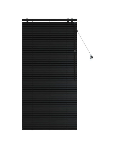Tenda Veneziana Nero 70 x 160 cm 35 mm