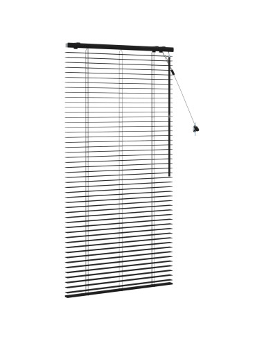 Tenda Veneziana Nero 75 x 160 cm 35 mm