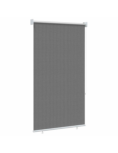Tenda a Rullo Esterno Blocco UV 90% Grigio Chiaro 60 x 140 cm