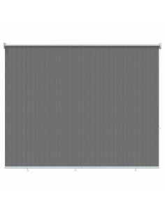 Tenda a Rullo Esterno Blocco UV 90% Grigio Chiaro 160 x 140 cm 2