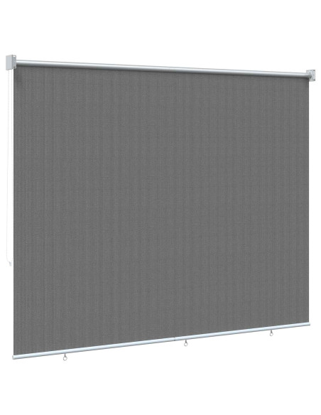Tenda a Rullo Esterno Blocco UV 90% Grigio Chiaro 220 x 140 cm