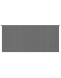 Tenda a Rullo Esterno Blocco UV 90% Grigio Chiaro 350 x 140 cm 2