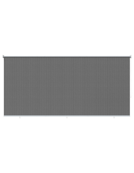 Tenda a Rullo Esterno Blocco UV 90% Grigio Chiaro 350 x 140 cm