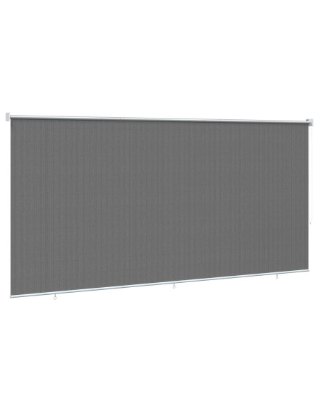 Tenda a Rullo Esterno Blocco UV 90% Grigio Chiaro 350 x 140 cm