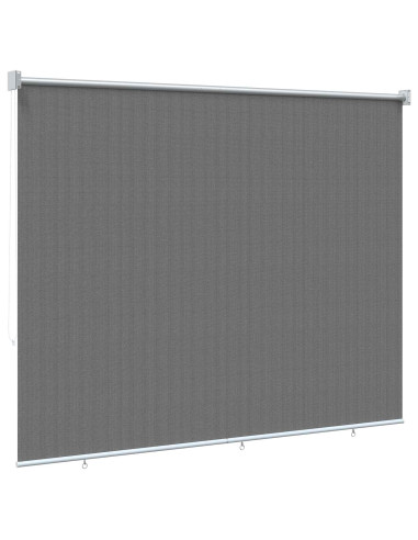Tenda a Rullo Esterno Blocco UV 90% Grigio Chiaro 140 x 230 cm