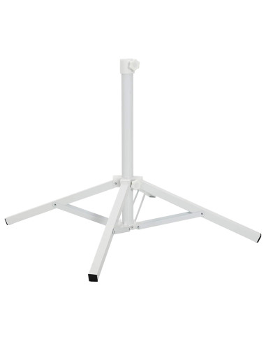 Supporto Parasol Bianco Acciaio per 25-32 mm Palo
