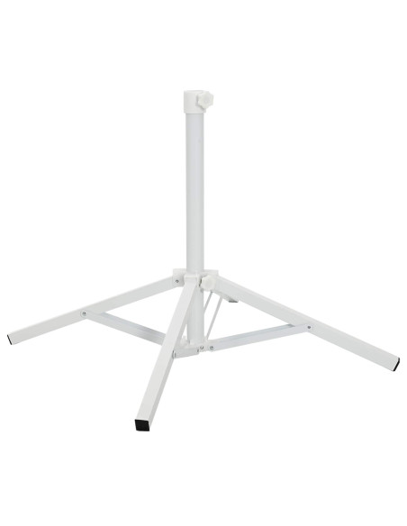 Supporto Parasol Bianco Acciaio per 25-32 mm Palo