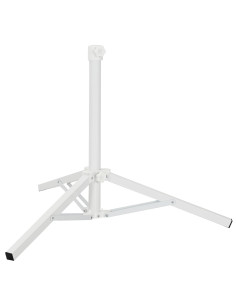 Supporto Parasol Bianco Acciaio for 25-32 mm Pole