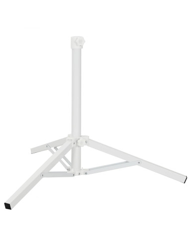 Supporto Parasol Bianco Acciaio for 25-32 mm Pole