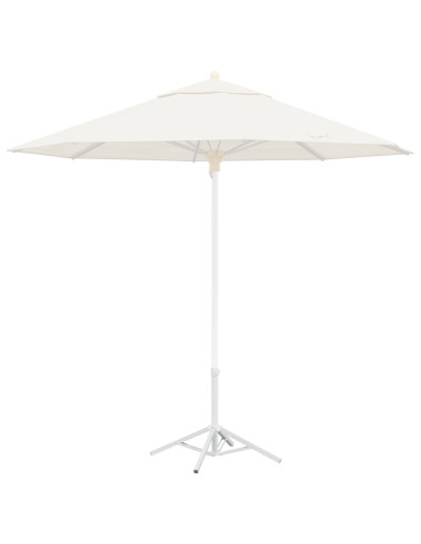 Supporto Parasol Bianco Acciaio per 25-32 mm Palo