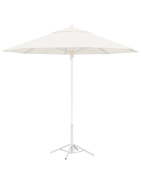 Supporto Parasol Bianco Acciaio per 25-32 mm Palo