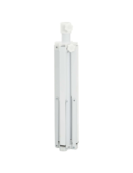 Supporto Parasol Bianco Acciaio per 25-32 mm Palo