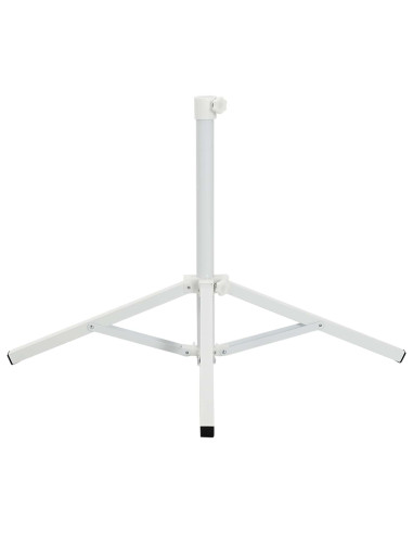 Supporto Parasol Bianco Acciaio per 25-32 mm Palo
