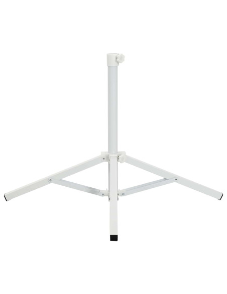 Supporto Parasol Bianco Acciaio per 25-32 mm Palo