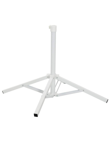 Supporto Parasol Bianco Acciaio per 25-32 mm Palo