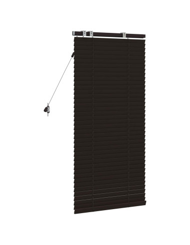 Tenda Veneziana Marrone Scuro 55 x 130 cm 35 mm