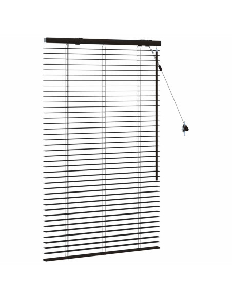 Tenda Veneziana Marrone Scuro 75 x 130 cm 35 mm