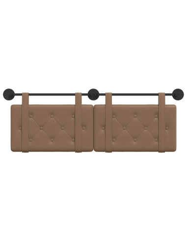 Testata appesa Cappuccino 150 x 55 x 5 cm Pelle Sintetica